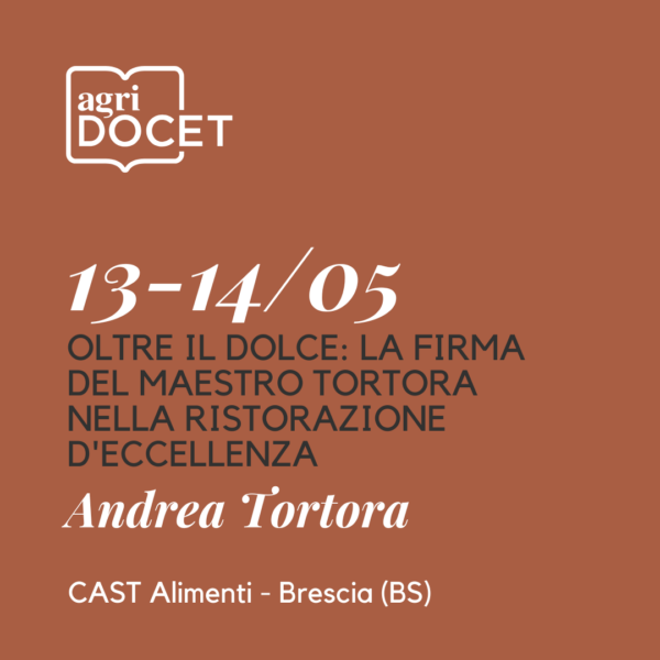 13-14 Maggio | OLTRE IL DOLCE: LA FIRMA DEL MAESTRO TORTORA NELLA RISTORAZIONE D'ECCELLENZA