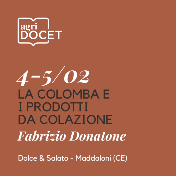 04-05 Febbraio | LA COLOMBA E I PRODOTTI DA COLAZIONE